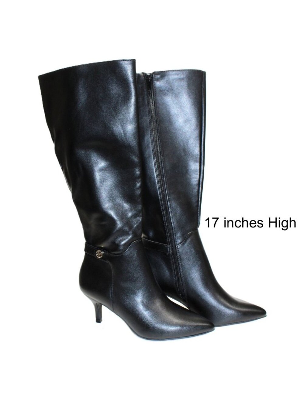 Giani Bernini Women's Black Crueellaa Memory Foam Knee High Boots Size 6.5M NWOB